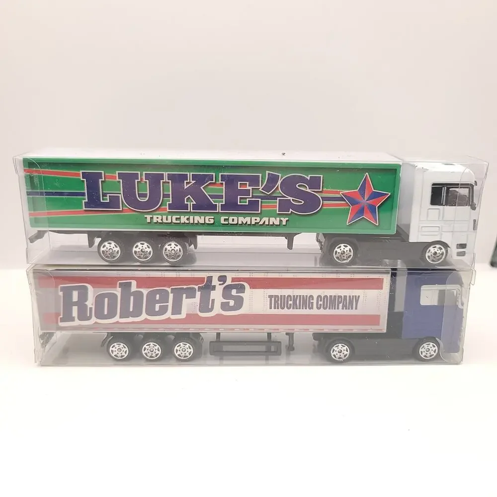 Swibco Trucking Company Toy Semi Truck Set of 10 New in package Green Orange